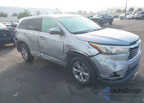 2015 Toyota Highlander Le Plus V6 z USA, uszkodzony, nr VIN 5TDZKRFH2FS080006